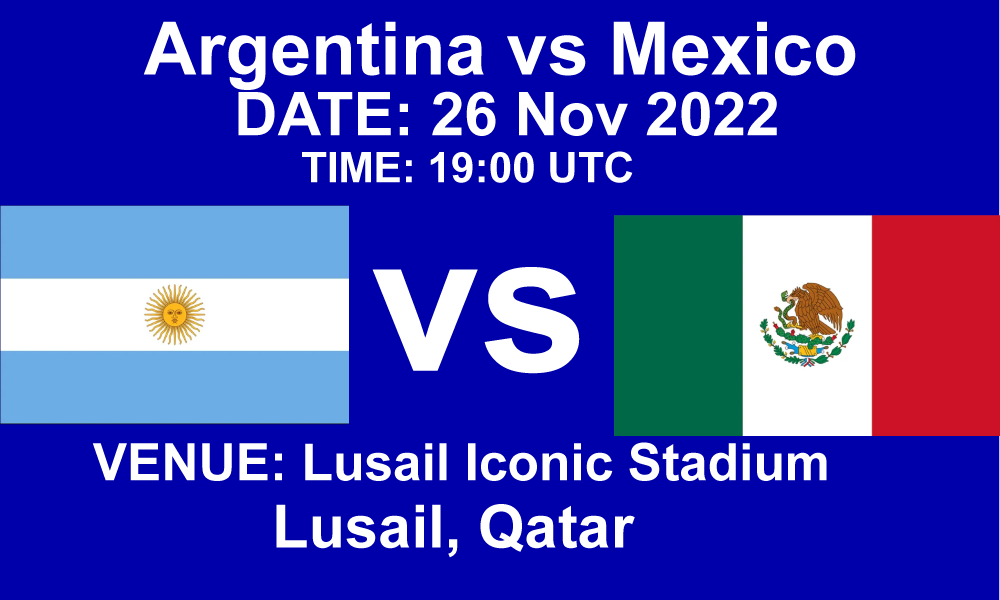 Argentina vs Mexico World Cup Qatar 2022 Best live Sports