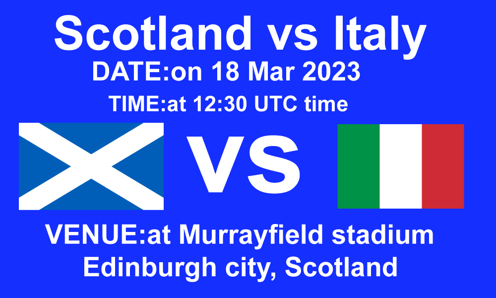 Scotland vs Italy