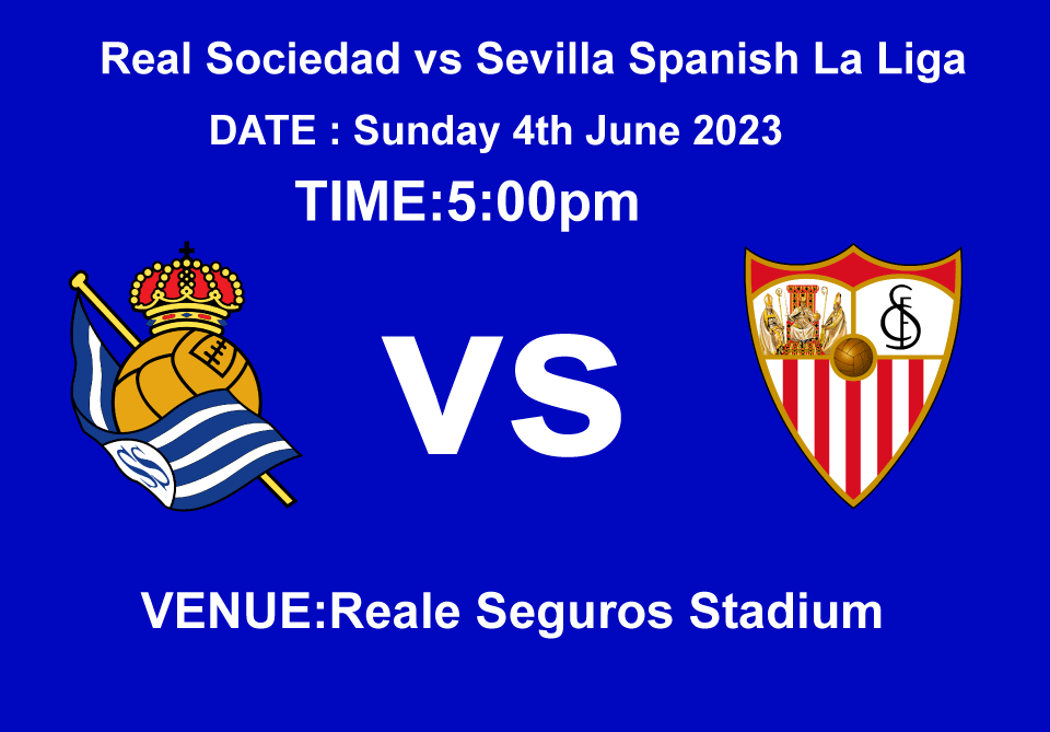 Real Sociedad vs Sevilla Spanish La Liga