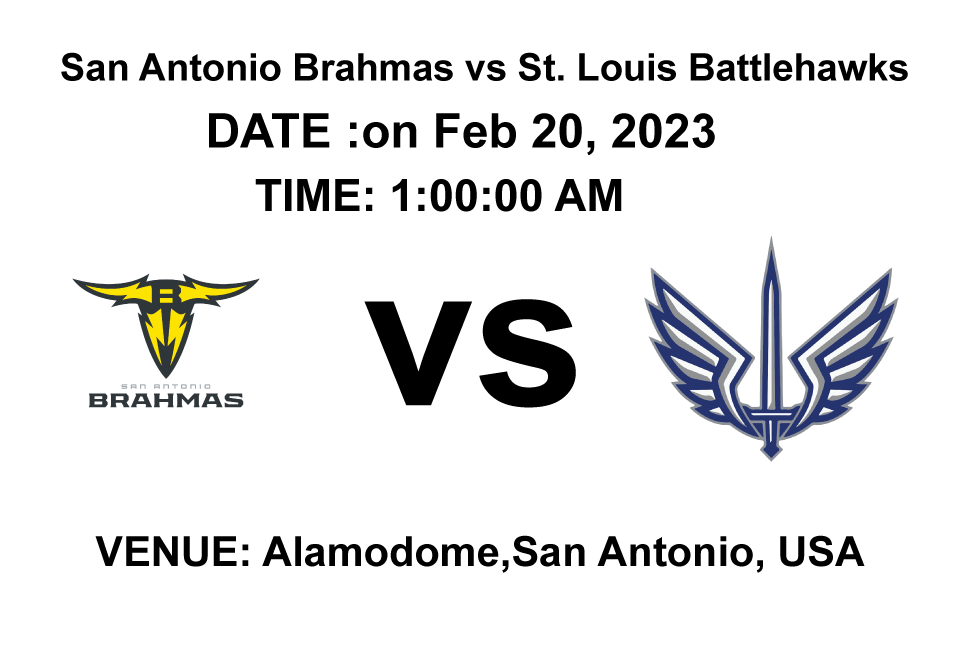 San Antonio Brahmas vs St. Louis Battlehawks
