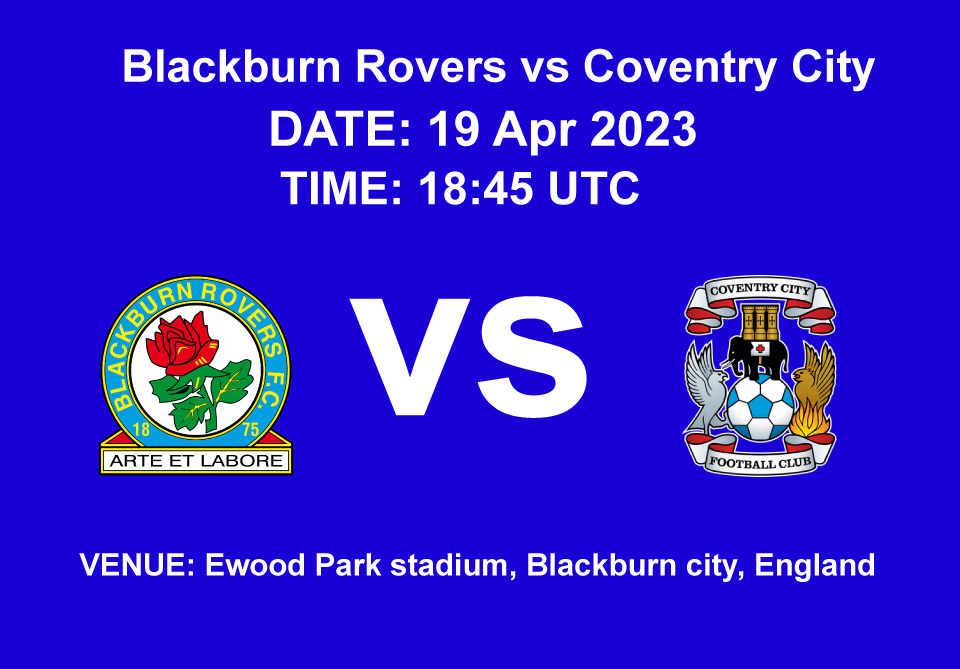 Blackburn Rovers vs Coventry City