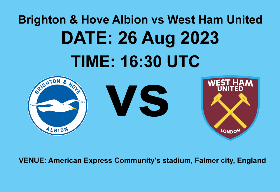 Brighton & Hove Albion vs West Ham United