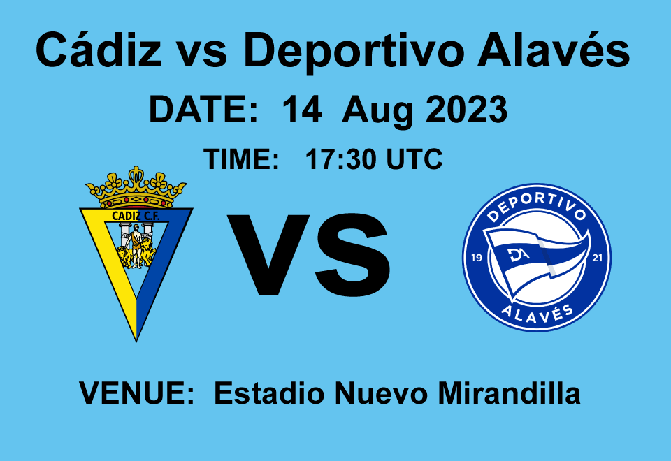 Cádiz vs Deportivo Alavés