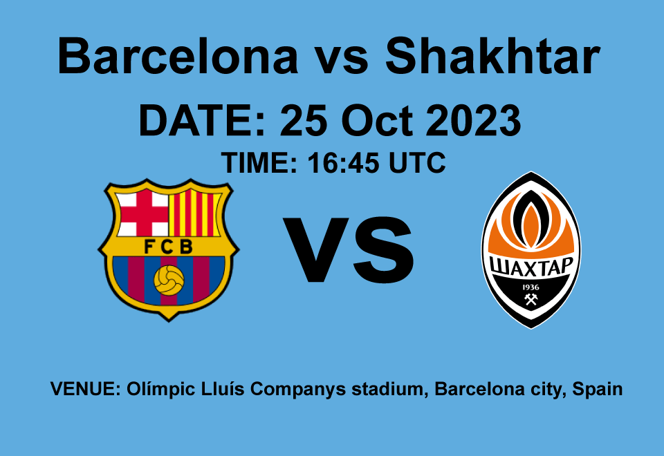 Barcelona vs Shakhtar
