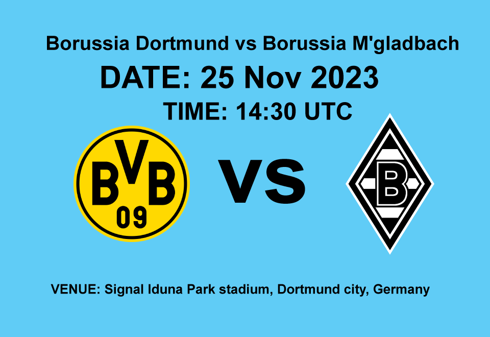 Borussia Dortmund vs Borussia M'gladbach