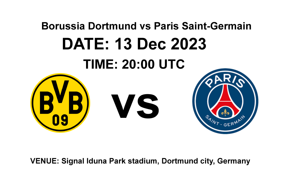 Borussia Dortmund vs Paris Saint-Germain