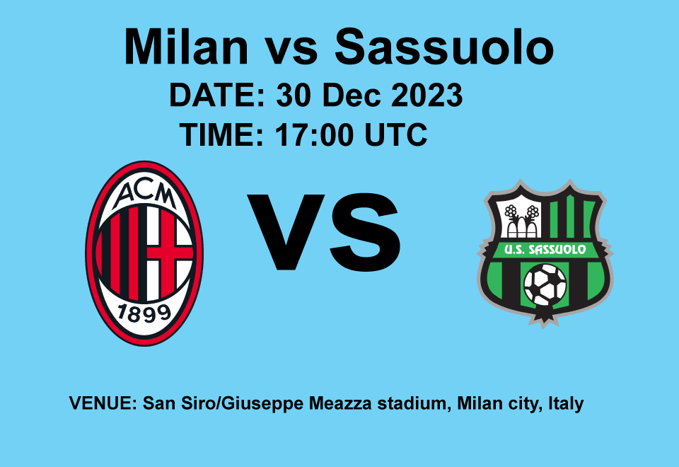 Milan vs Sassuolo