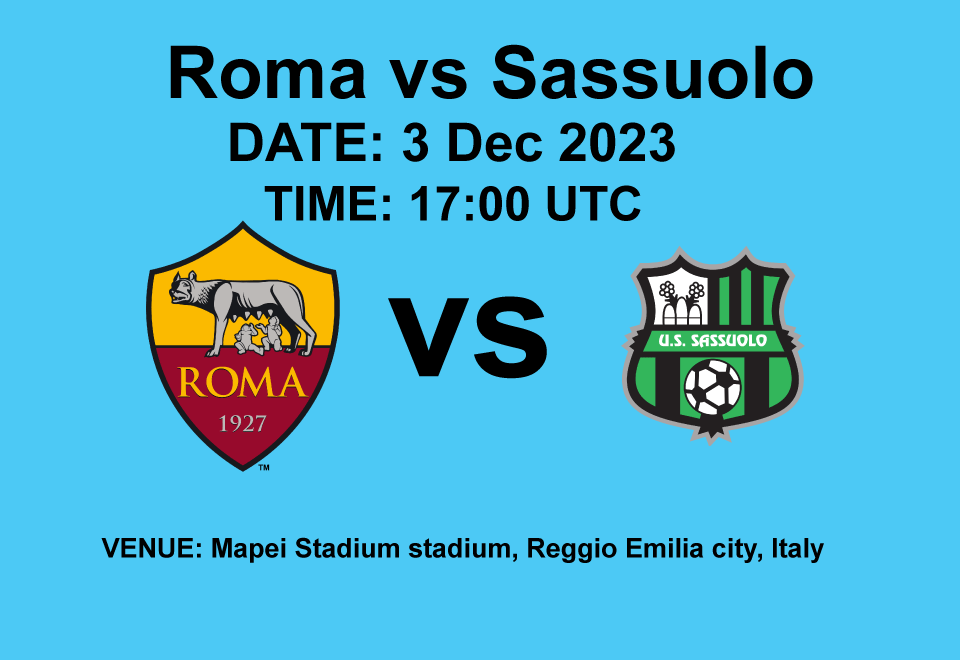 Roma vs Sassuolo