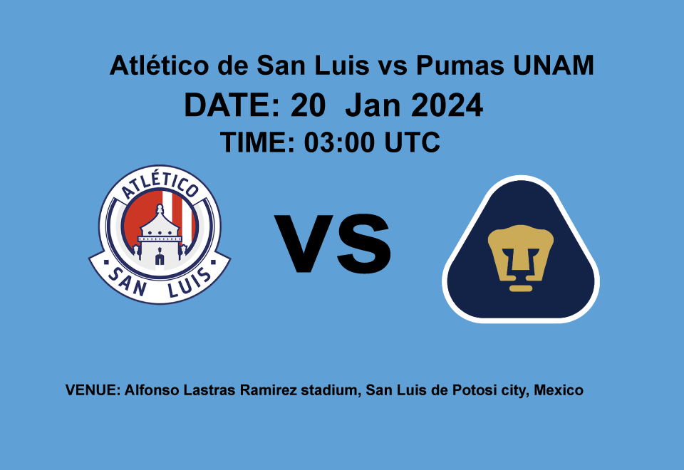 Atlético de San Luis vs Pumas UNAM
