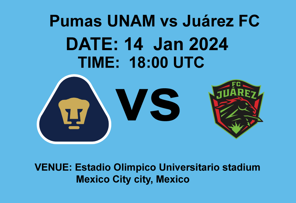 Pumas UNAM vs Juárez FC