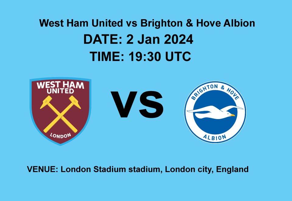 West Ham United vs Brighton & Hove Albion