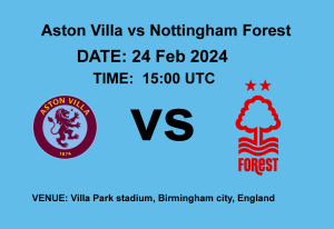 Aston Villa vs Nottingham Forest