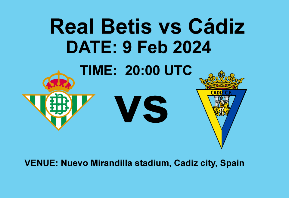 Real Betis vs Cádiz