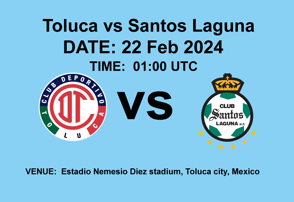 Toluca vs Santos Laguna