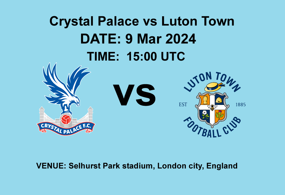 Crystal Palace vs Luton Town