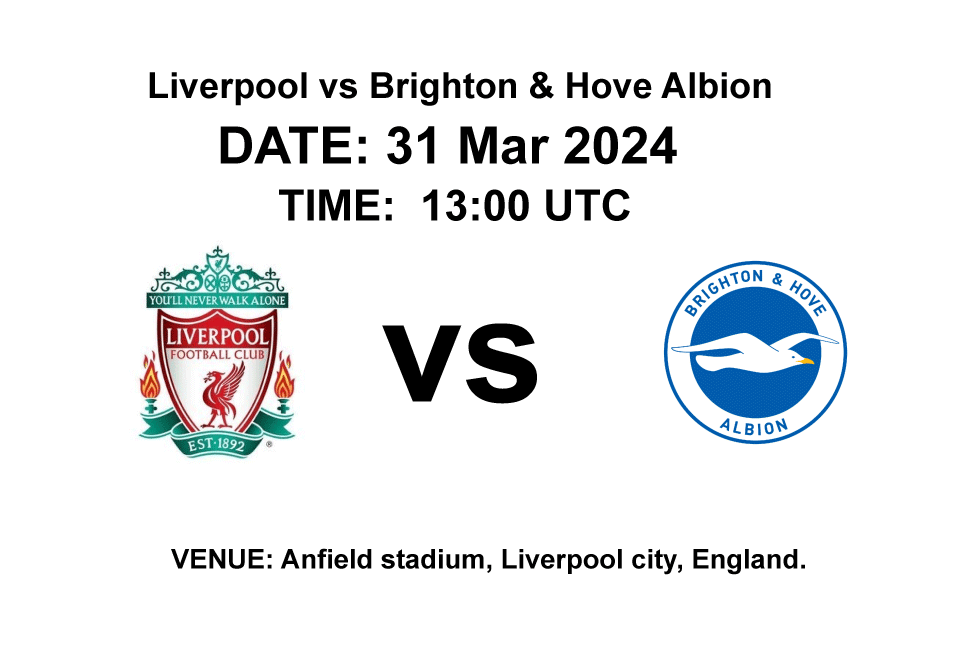 Liverpool vs Brighton & Hove Albion